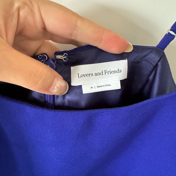 Lovers and Friends Teddy Mini Dress - Size: Medium - Color: Cobalt - Picture 3 of 4